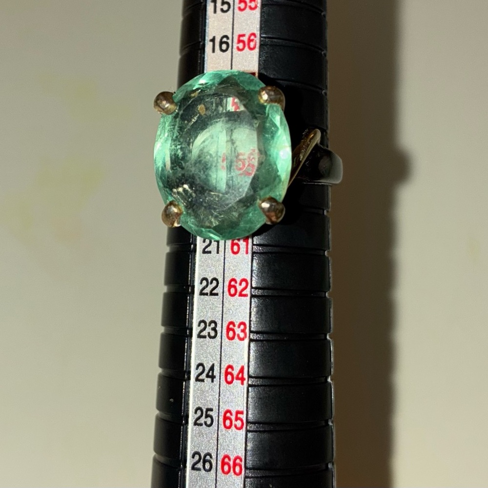 Esperanza Green Flourite Ring size 8.75-9